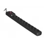 Activejet ACJ COMBO 9GN 3M schwarze Steckdosenleiste mit Kabel