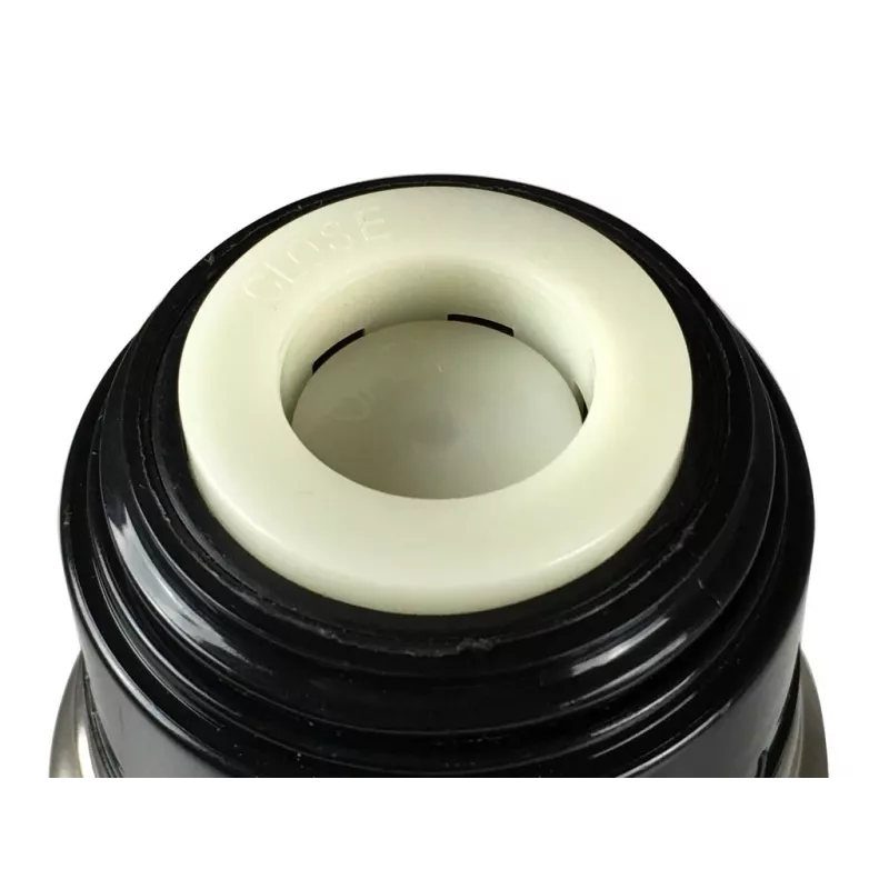 Beper BI.504 Isolierflasche 500 ml, Edelstahl, mit Becher, rot gepunktet