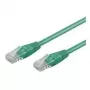 Wentronic Goobay CAT 6 Patchkabel, U/UTP, Grün, 10 m – CCA-Kupfergemisch (68445)