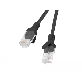 Lanberg PCU5-20CC-0100-BK Netzwerkkabel Schwarz 1 m Cat5e U/UTP (UTP)