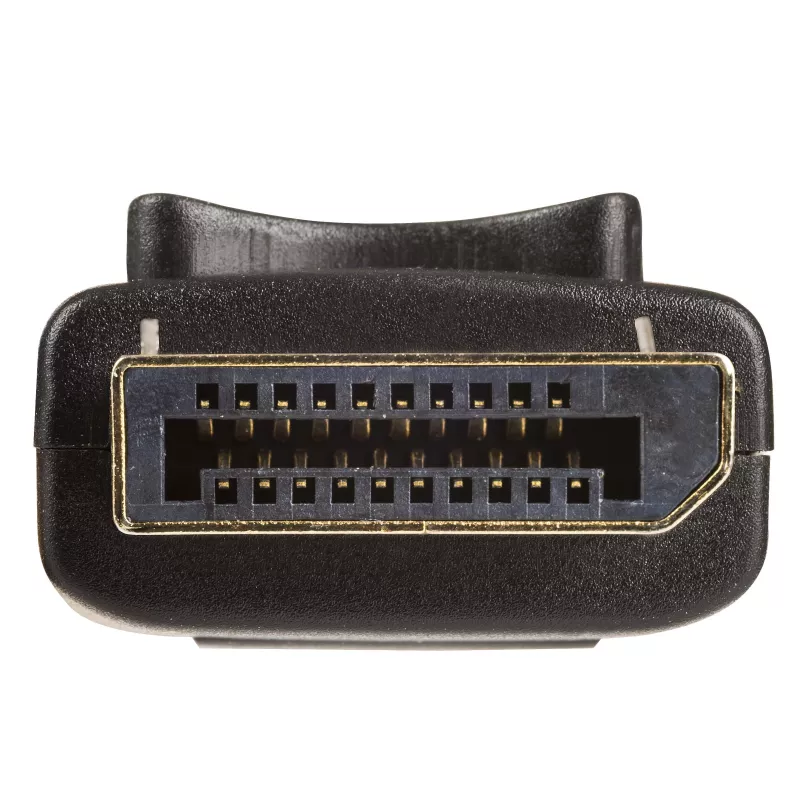 Akyga AK-AV-10 DisplayPort-Kabel, Stecker/Stecker, vergoldete Stecker, 1,8 m, schwarz