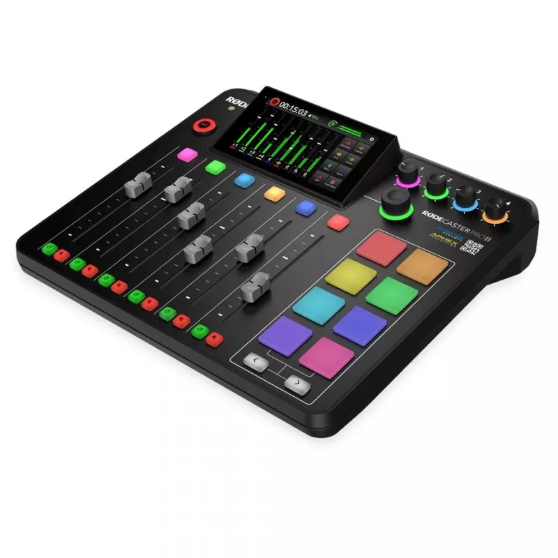RØDE RØDECaster Pro II Podcast-Produktionsstudio, XLR, Klinke, USB-C, Schwarz