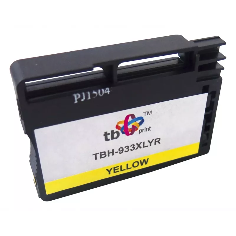 TB TBH-933XLYR Wiederaufbereitete Tintenpatrone für HP Officejet 6100 ePrinter (HP 933XL), Gelb
