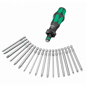 Wera Kompakt Turbo Imperial 1 Bit-Set, 15 Stk., 05057483001