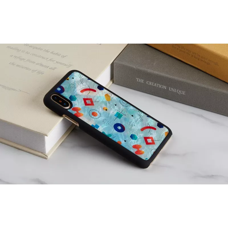 iKins Poppin Rock Hülle für iPhone XS/X, schwarz