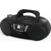 Sencor SPT 6510DB tragbarer DAB+ Boombox, CD/MP3/USB/SD, Bluetooth 5.3, FM RDS, 16 W, schwarz