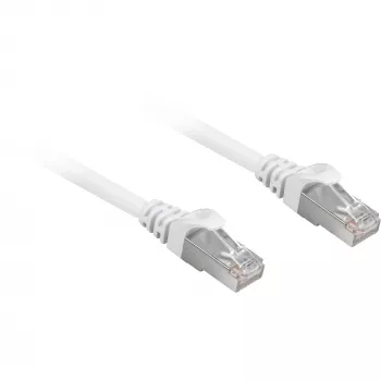 Netzwerkkabel Sharkoon Cat.6a SFTP RJ-45 Cat6a 15 m Weiß
