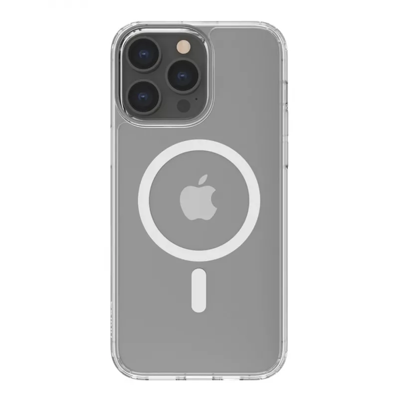 Belkin MSA011BTCL SheerForce magnetische Schutzhülle für iPhone 14 Pro Max, antibakteriell, transparent