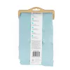 Beldray LA035655FAS Waffle Design Duschvorhang, blau