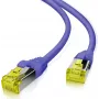 helos Cat.6a S/FTP GHMT AWG 26/7 Patchkabel 191051, 7,5 m, lila