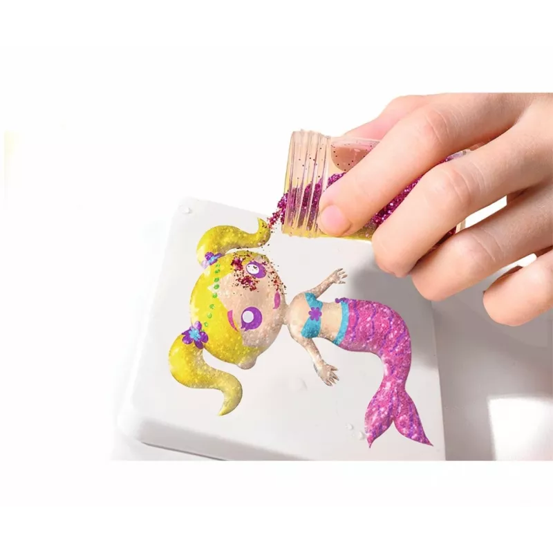 SIMBA Aqua Gelz Set Magic Mermaids Spielset, Modell 106322568, Bastelset mit wasseraktivierten Gelperlen