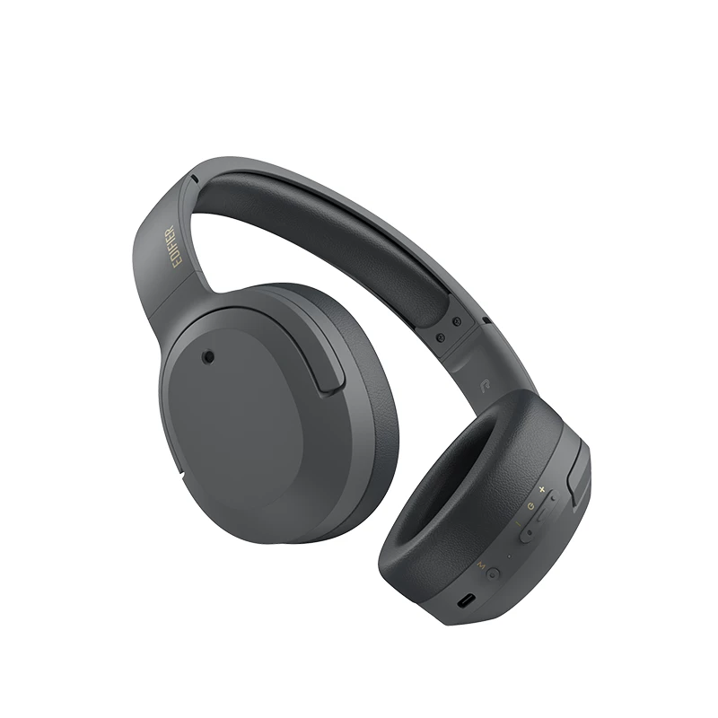 Edifier | Kabellose Over-Ear-Kopfhörer | W820NB Plus | Eingebautes Mikrofon | Bluetooth | ANC | Grau