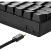 Sharkoon SGK50 S4 Tastatur Gaming USB AZERTY Französisch Schwarz 60% RGB LED