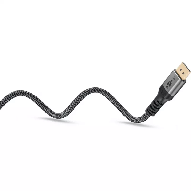 Goobay 65269 Video-Kabel-Adapter 2 m DisplayPort HDMI Grau (65269)