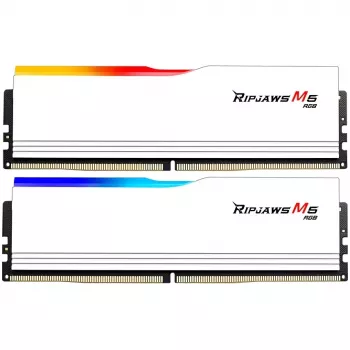 DIMM 32 GB DDR5-6000 (2x 16 GB) Dual-Kit, Arbeitsspeicher weiß, F5-6000J3636F16GX2-RM5RW, Ripjaws M5, INTEL XMP