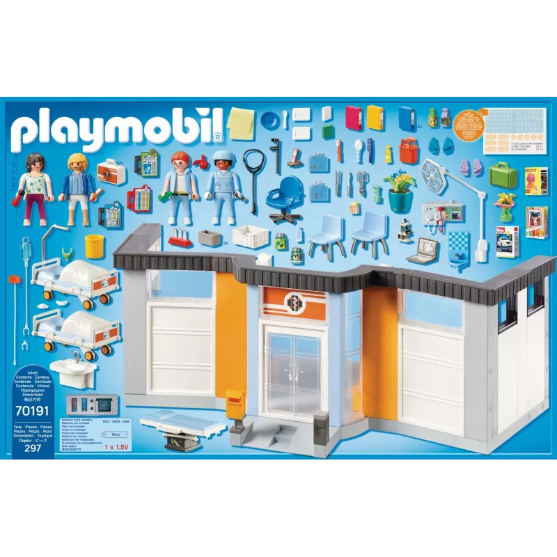 Toy figure Playmobil 70191 Furnished Hospital Wing 297 pieces