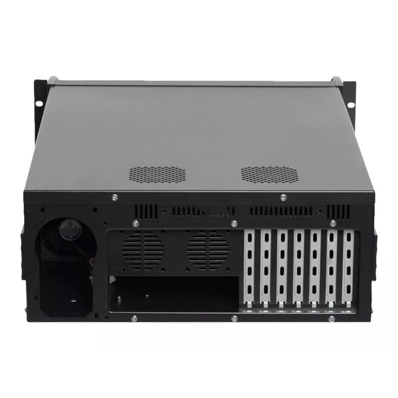 Netrack NP5104 19-Zoll 4U Rackmount Server-Gehäuse, microATX/ATX/eATX, 530 mm tief