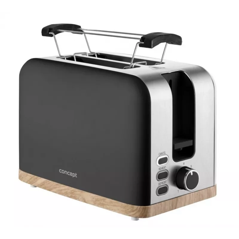 Toaster Concept Elwood TE2016, 2-Scheiben, schwarz