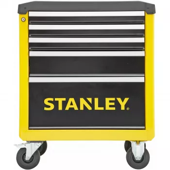 Werkzeugwagen Stanley STST74305-1 mit 5 Schubladen, gelb/schwarz, 3 flache + 2 hohe Schubladen