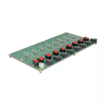 Delock M.2 Testboard für 8x M.2 NVMe Key M SSD, SFF-8643, 61073