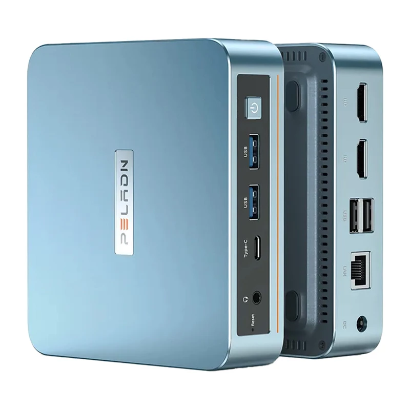 Mini PC Peladn WI-6 N150 — 16 GB RAM, 512 GB SSD, kompakter Desktop