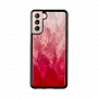 Handyhülle iKins für Samsung Galaxy S21+ — pink lake mit schwarzen Akzenten