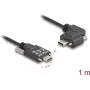 DeLOCK USB 2.0-Kabel USB Type-C-Stecker auf USB Type-C-Stecker abgewinkelt links/rechts PD 3.0 60W 1m