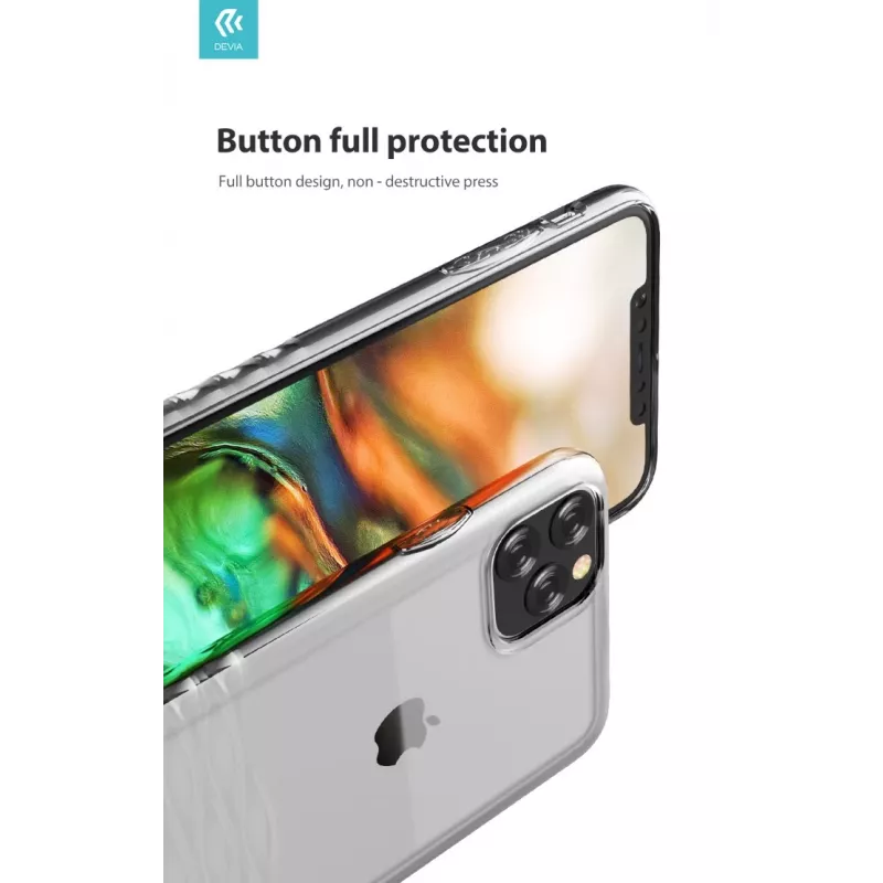 Smartphone-Hülle Devia Ocean2 Serie für iPhone 11 Pro Max, transparent, schützende durchsichtige Abdeckung