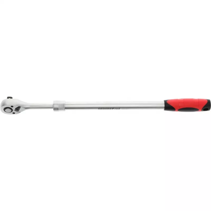 Gedore red R60010027 2K-Teleskop-Umschaltknarre 1/2", rot