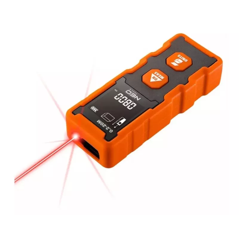 NEO Tools 75-202 Laser-Entfernungsmesser, 20 m