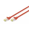 Patchkabel Digitus CAT 6A S/FTP DK-1644-A-0025/R 0,25 m Rot