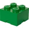 LEGO Storage Brick 4 Green, Aufbewahrungsbox Grün