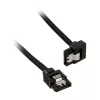 Corsair CC-8900282 Premium SATA-Kabel mit Sleeve, gewinkelt, 60 cm, Schwarz, 2er-Pack