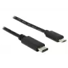DeLOCK - USB-Kabel - 5-polig Micro-USB Typ B (M) - 24-polig USB Typ C (M) - 1,0 m (USB 3.1) - Schwarz (83602)