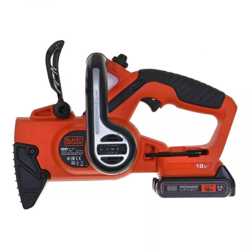Black & Decker GKC1820L20 Akku-Kettensäge, schwarz/orange
