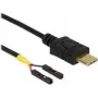 USB-Kabel DeLOCK 85395 0,2m USB-C Schwarz