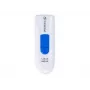 Transcend JetFlash 790 TS128GJF790W USB-Stick, 128 GB, USB 3.1 Gen 1, ausfahrbarer Anschluss, Weiß