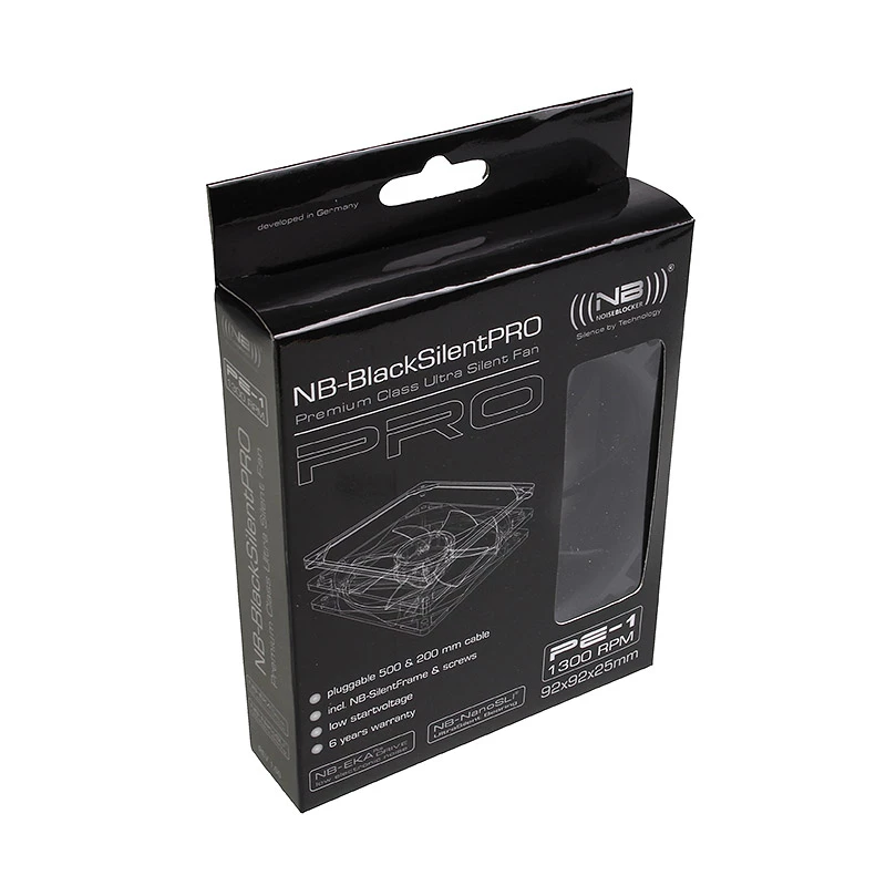 Noiseblocker BlackSilent Pro PE-1 92 mm Gehäuselüfter