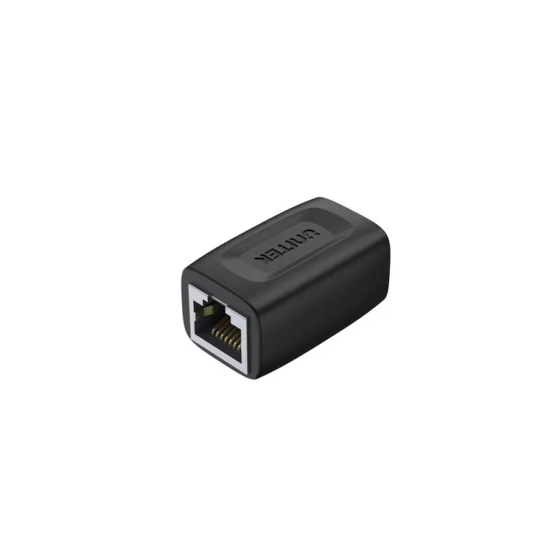 Unitek A1026BK RJ45-Buchse-zu-Buchse-Kupplung, Cat.6, 1 Gbps, Schwarz