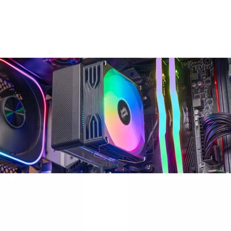 TACENS Mars Gaming MCPU-X3 90 PWM CPU-Kühler, 190 W TDP, Schwarz