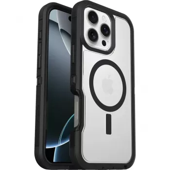 OtterBox Defender XT Case für iPhone 16 Pro Max Dark Side transparent/schwarz