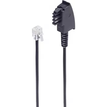 shiverpeaks ®-BASIC-S --TAE F-Stecker - Western-Stecker 6/4, UNIVERSAL (Import / Siemens+Telecom) 10m (BS70010)