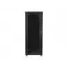 Lanberg FF01-6632-12B Rack-Schrank 32U Standschrank Schwarz