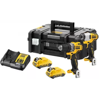 DeWALT DCK2110L2T-QW Akkuschrauber/Schlagschrauber Schwarz, Gelb