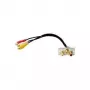 Kindermann 7444000530 Modulare Frontplatte Snap-In, 3x RCA