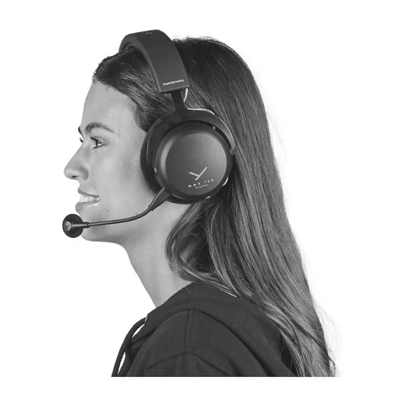 Headset Beyerdynamic MMX 150 — kabelgebunden & kabellos, USB-C, Bluetooth, Gaming, 20–20000 Hz, 336 g, schwarz