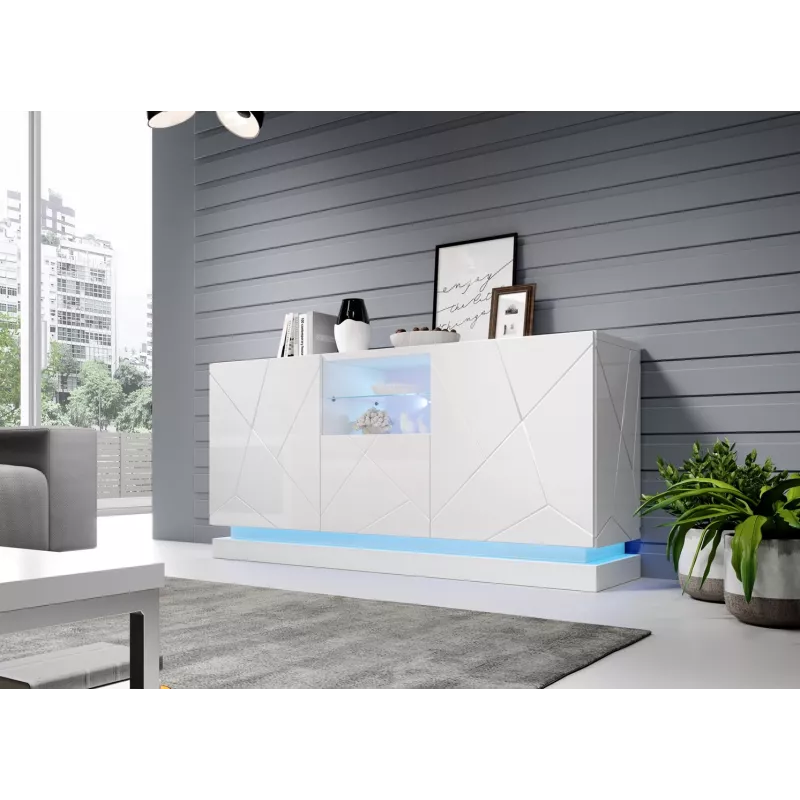 Beleuchtungskommode QIU 2D1K blau