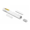 DeLOCK USB Laser Presenter weiß Wireless USB RF Nano Receiver