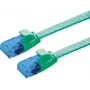 VALUE Patchkabel Cat.6A (Klasse EA) UTP, extra-flach, Grün, 3 m (21.99.2043)