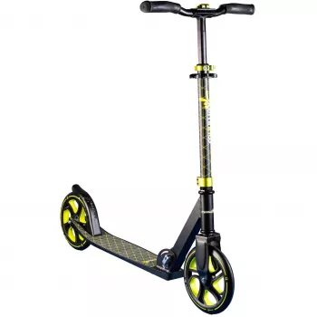 Aluminium Scooter Pro 215 mm (schwarz/limette)